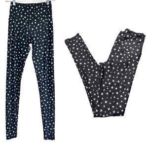 Goldsheep Rare Star Print Leggings Size Small